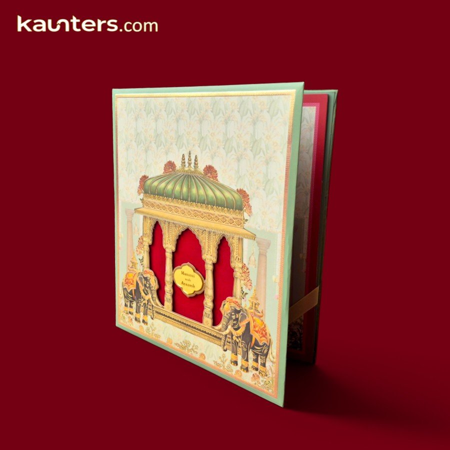 Wedding Invitation Card Hindu, Sikh - VCN809