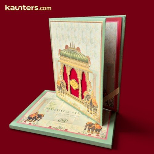 Wedding Invitation Card Hindu, Sikh - VCN809