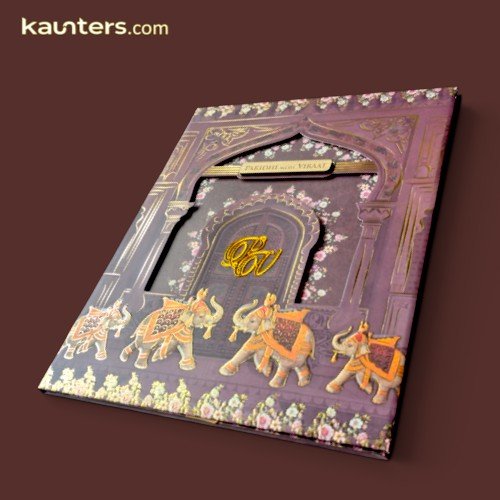Wedding Invitation Card Hindu, Sikh - VCN792