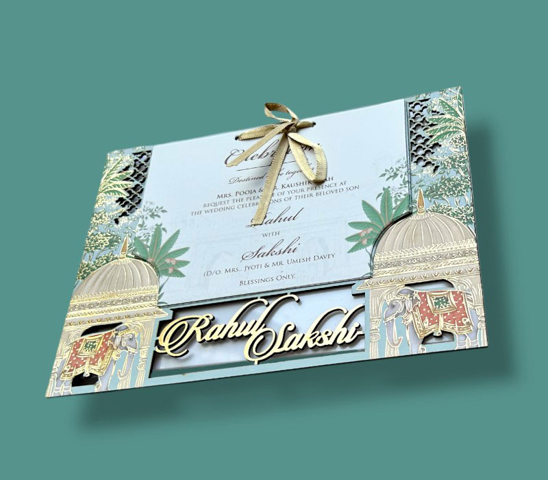 Wedding Invitation Card Hindu, Sikh -MDF843