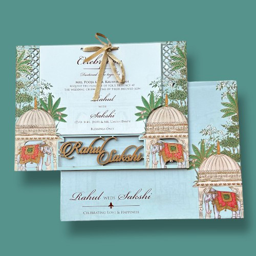 Wedding Invitation Card Hindu, Sikh -MDF843