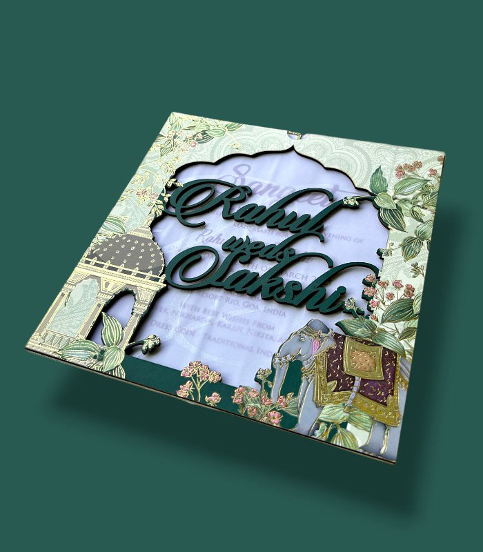 Wedding Invitation Card Hindu, Sikh -MDF882
