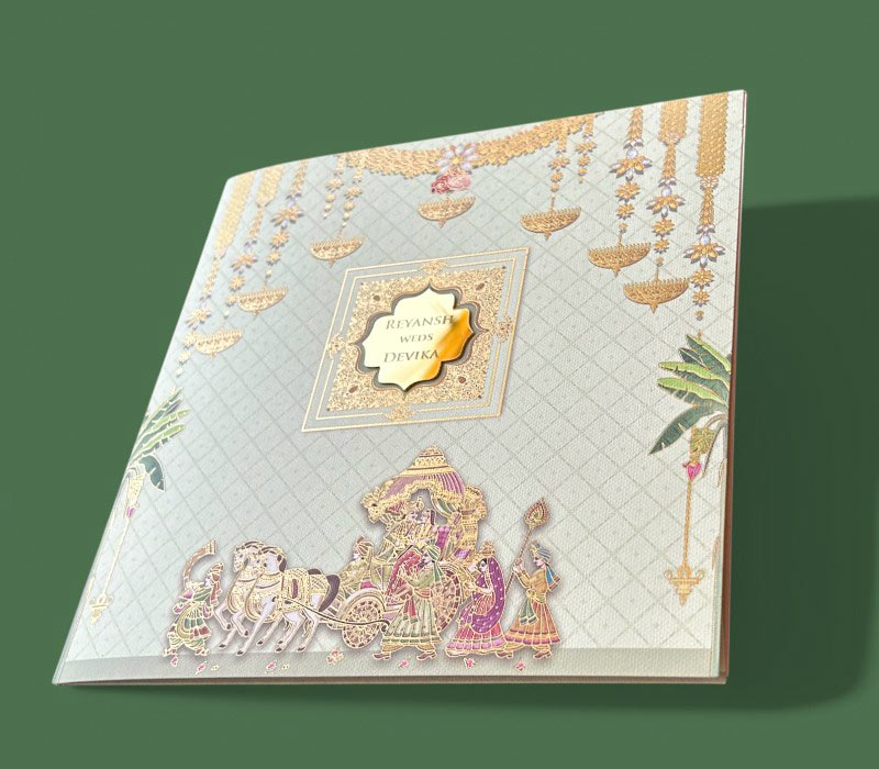 Wedding Invitation Card Hindu, Sikh - 750
