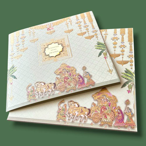 Wedding Invitation Card Hindu, Sikh - 750