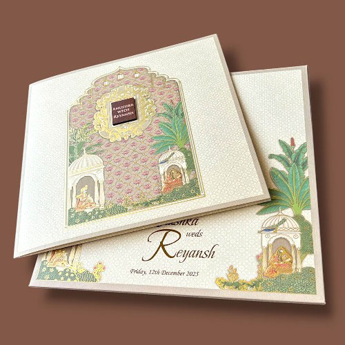 Wedding Invitation Card Hindu, Sikh - 752