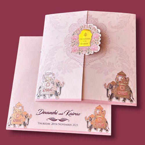 Wedding Invitation Card Hindu, Sikh - 754LV