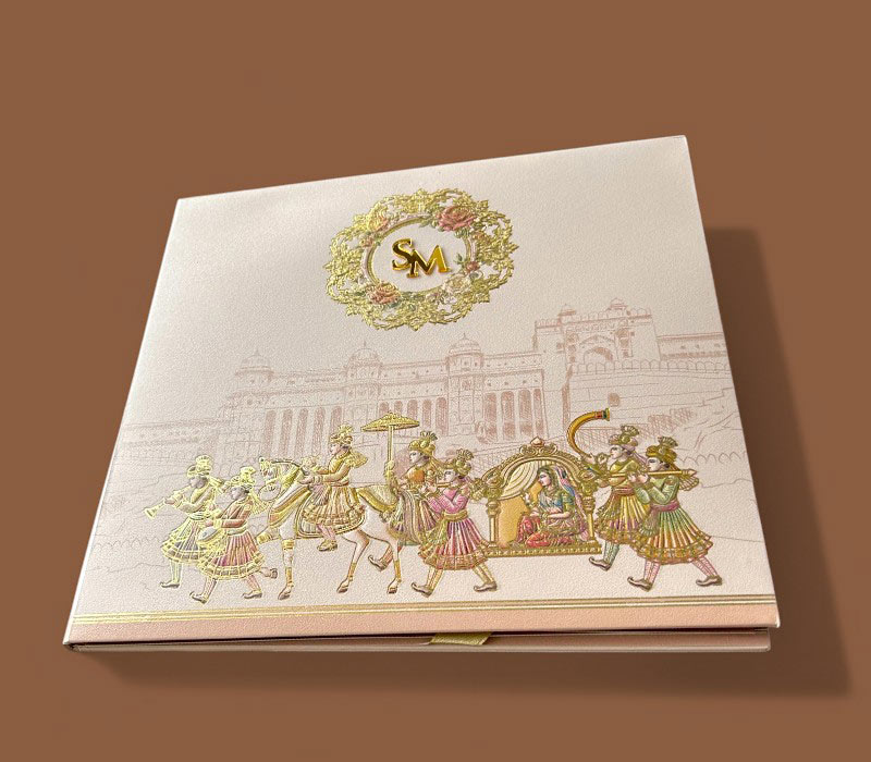 Wedding Invitation Card Hindu, Sikh - 2401