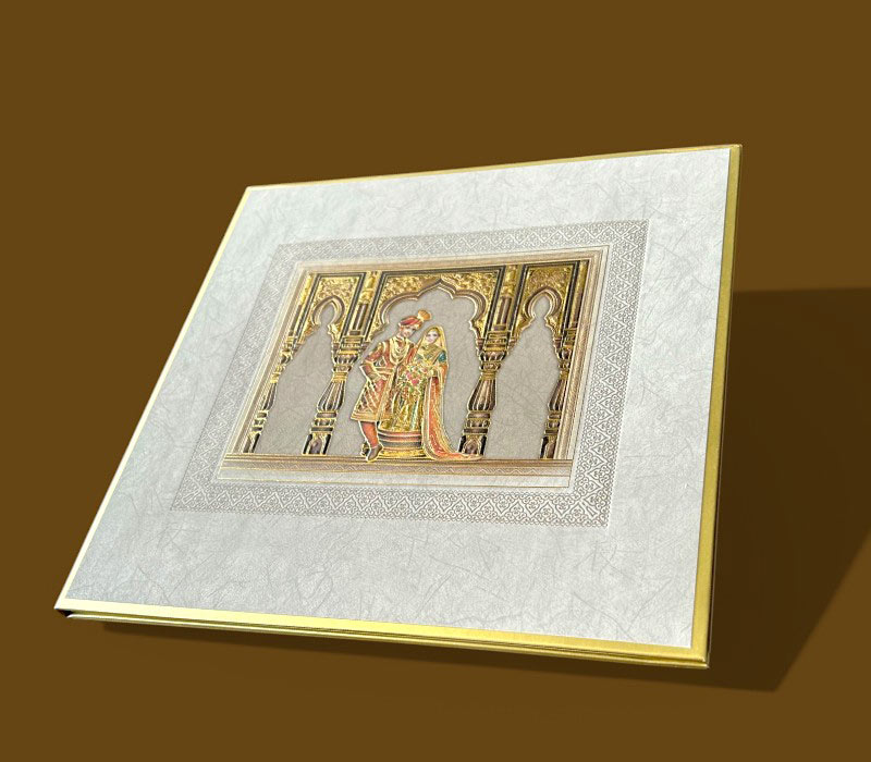 Wedding Invitation Card Hindu, Sikh - 2435