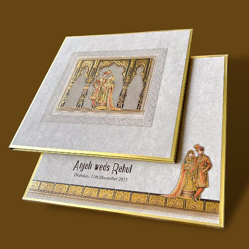 Wedding Invitation Card Hindu, Sikh - 2435