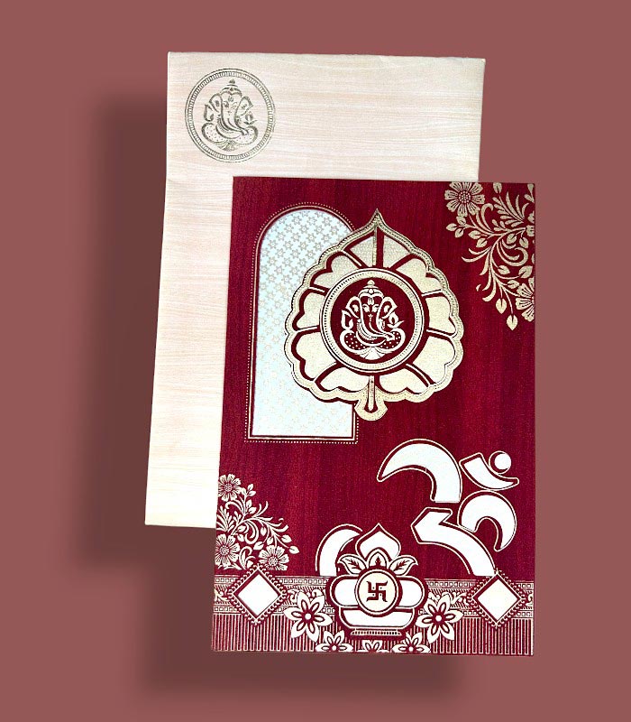 Wedding Invitation Card HINDU, SIKH - 3200